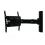 B-Tech BT7514/PB supporto a parete per schermi piatti con braccio singolo (VESA 200), nero piano