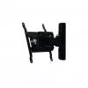 B-Tech BT7514/PB supporto a parete per schermi piatti con braccio singolo (VESA 200), nero piano