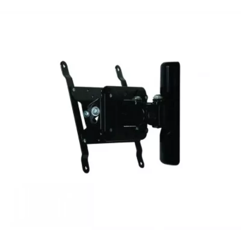 B-Tech BT7514/PB supporto a parete per schermi piatti con braccio singolo (VESA 200), nero piano