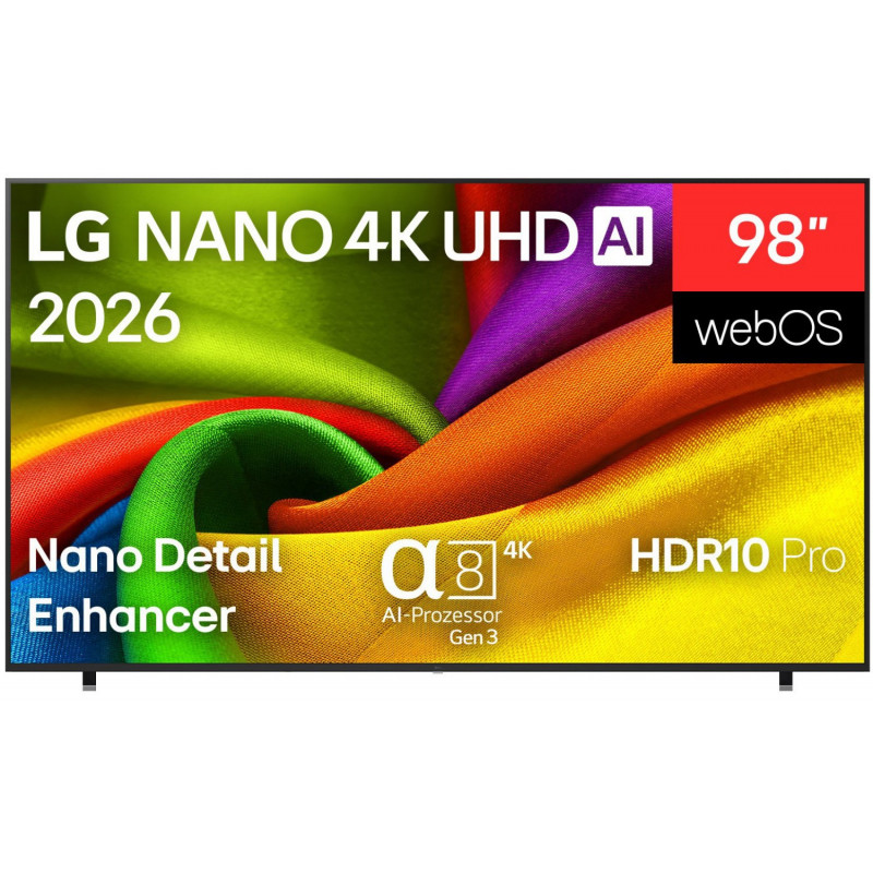 LG 98NU900B6LB televisore 4K Nano da 98 pollici