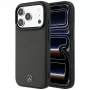 Custodia Mercedes Leather Mesh with Bow Line MagSafe per iPhone 18 Pro / 17 Pro, antracite