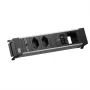 Bachmann POWER FRAME M multipresa da incasso, 2x T13, 1x USB C/C 65 W, 1x CM