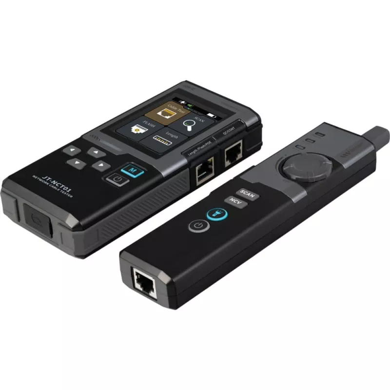 Joy-it NCT01 tester per cavi di rete, 200+ m, multifunzione, NCV, localizzazione, test PoE