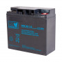 MPL Power Elektro MW Power MW 20-12 batteria per UPS, al piombo acido AGM, senza manutenzione, 12 V 20 Ah, nera