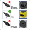 Akyga AK-PD-10 cavo di ricarica USB per Philips OneBlade, 1,8 m