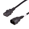 Akyga AK-PC-111A CCA prolunga di alimentazione, 3x0,5 mm², IEC C13 / IEC C14, 5 m, nera