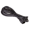 Akyga AK-PC-111A CCA prolunga di alimentazione, 3x0,5 mm², IEC C13 / IEC C14, 5 m, nera