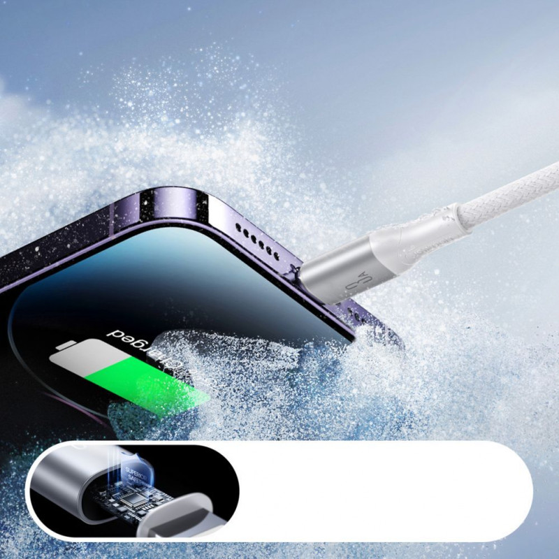 Joyroom S-A28 Flash Series cavo USB-A – Lightning, 2 m, 3 A, bianco