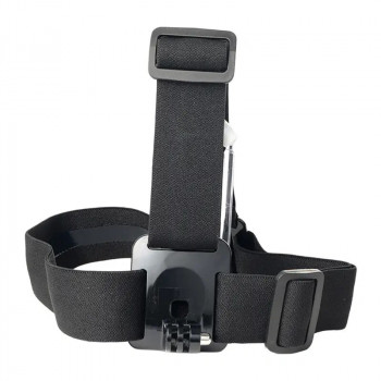 SJCAM fascia per casco e testa per fotocamera, nera