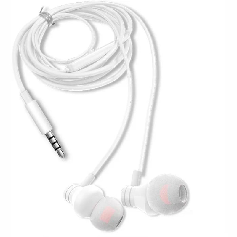 AIWA ESTM-50WT auricolari stereo in-ear con microfono, bianchi