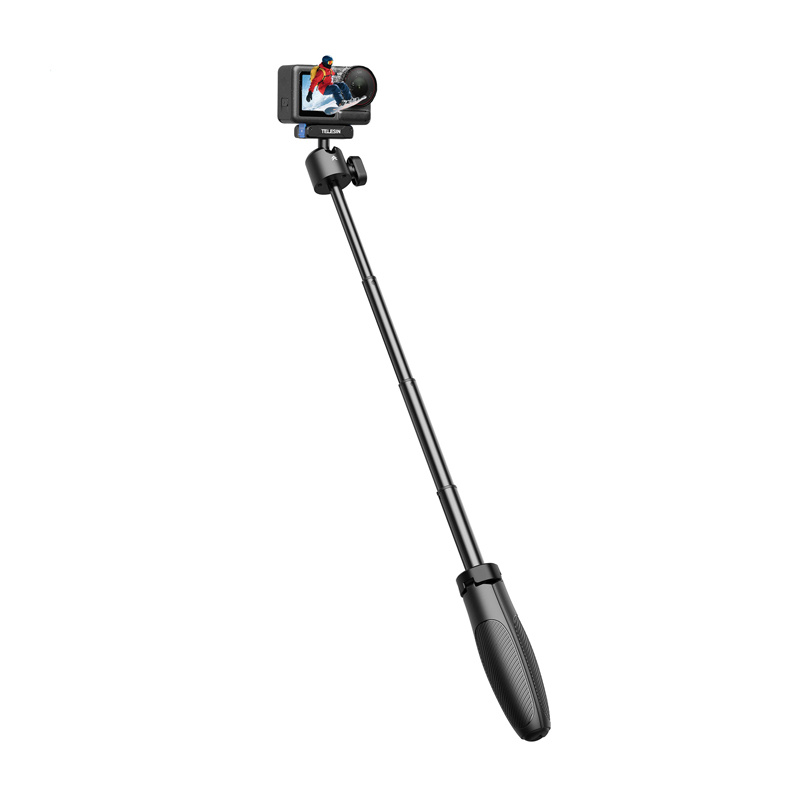 Telesin S1-MNP-13-TDJ selfie stick con treppiede per DJI Action, a sgancio rapido