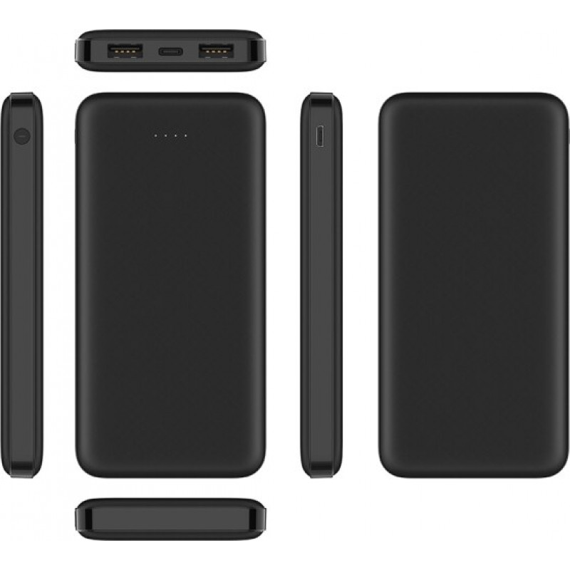 Veger A10 (W1065) power bank, 10000 mAh, 5 V 2 A, nero