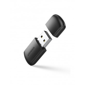 Adattatore di rete USB esterno Ugreen dual band, WiFi 11ac AC650, nero (CM448)