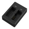 SJCAM C300 caricabatterie a doppio slot, porte micro USB e USB-C, cavo di ricarica incluso