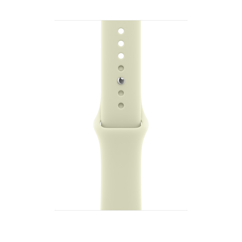 Apple MJW14ZM/A cinturino Sport per Apple Watch, 46 mm, verde agave tenue, M/L
