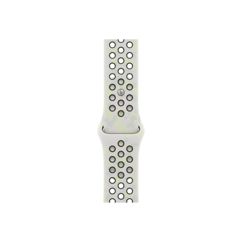 Apple Nike Sport Band cinturino per Apple Watch 46 mm, Essential White, S/M, MKTQ4ZM/A