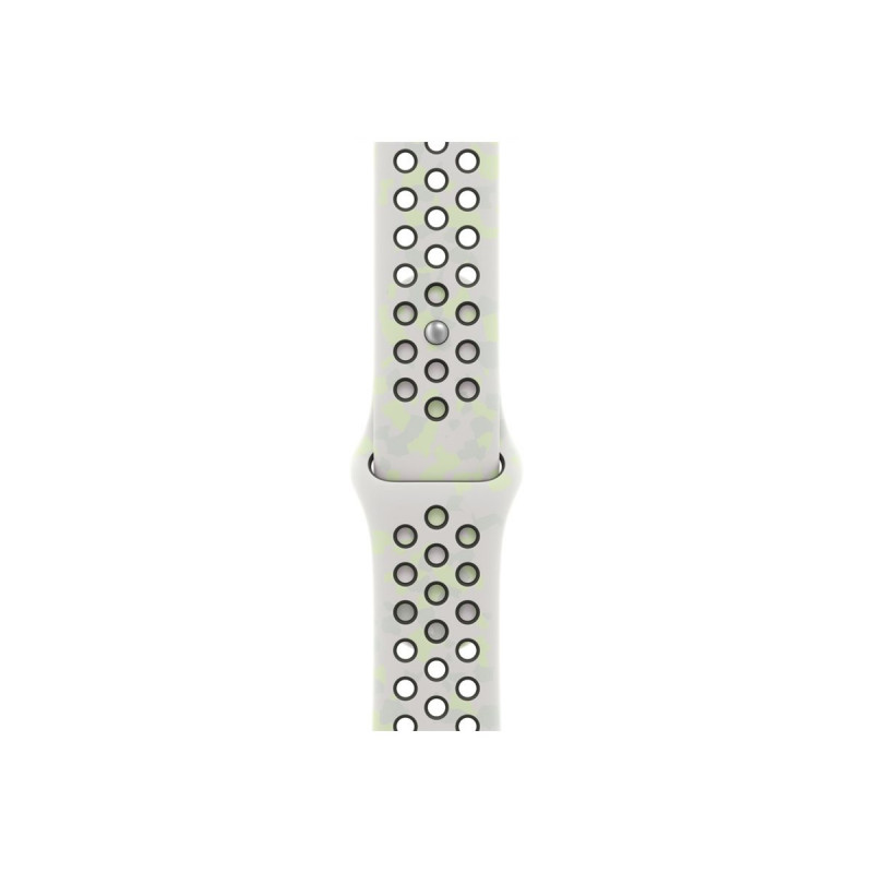 Apple Nike Sport Band cinturino per Apple Watch 46 mm, Essential White, M/L, MKTR4ZM/A
