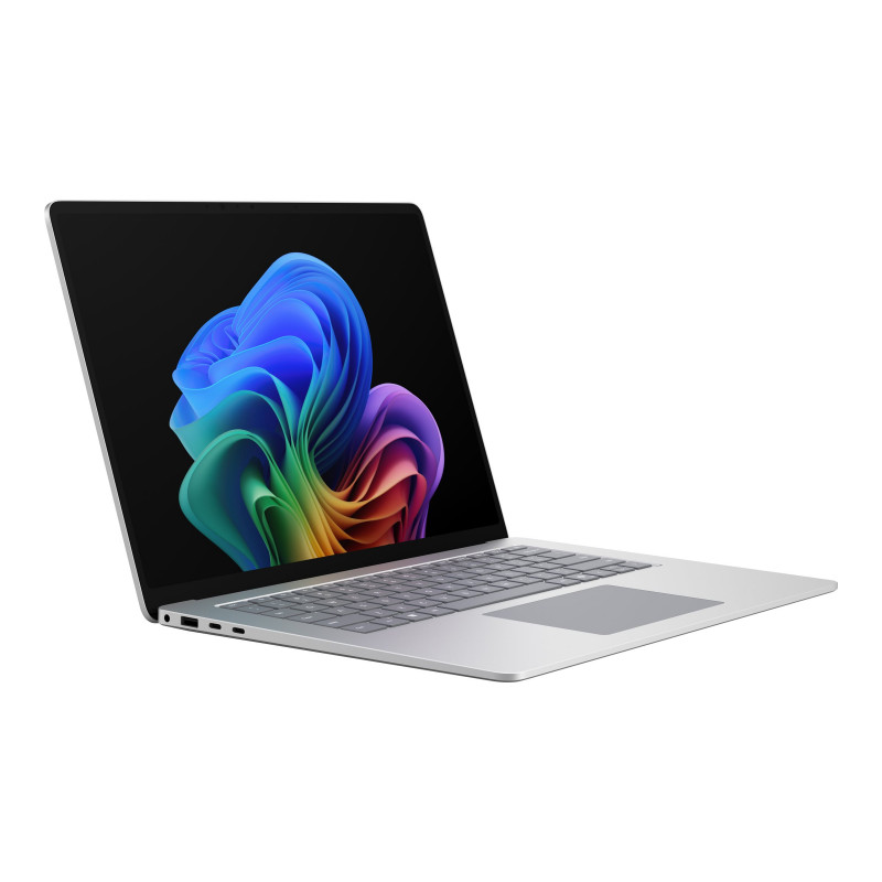 Microsoft Surface Laptop 8 15" EP2-54720 notebook, Intel Core Ultra 5 335, 16 GB di RAM, 512 GB SSD, Windows 11 Pro, tastiera DE, platino