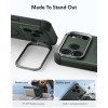 ESR Cyber Tough Kickstand MagSafe custodia per Apple iPhone 17 Pro / 18 Pro, verde