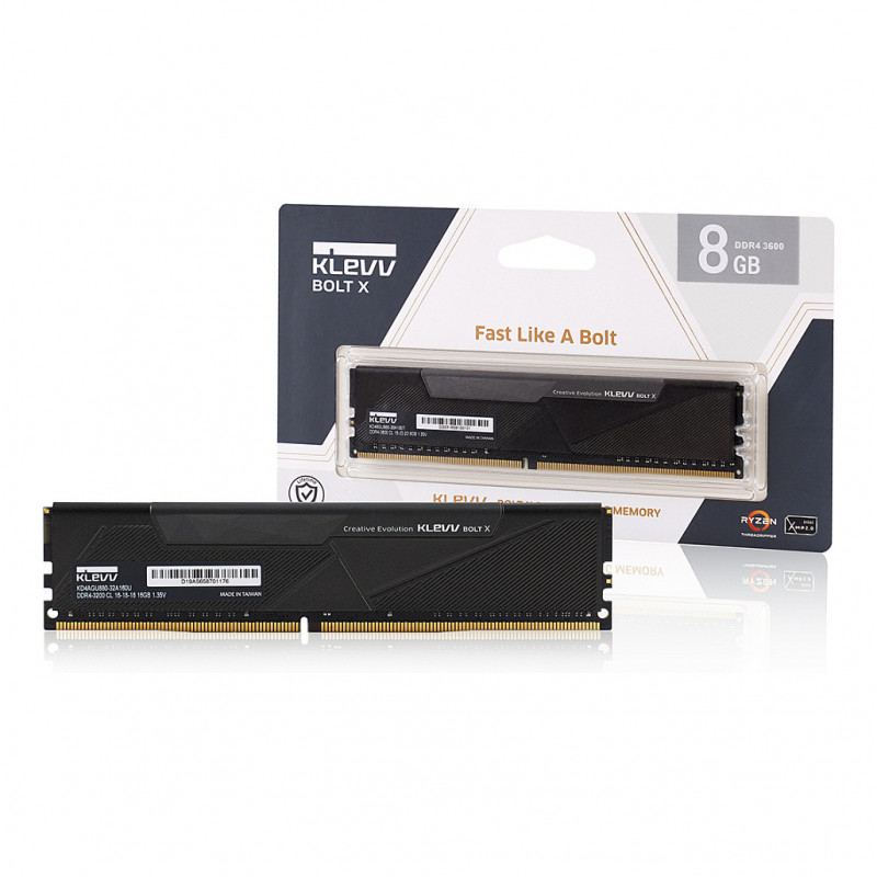 Modulo di memoria Klevv Bolt X KD48GU880-36A180T DDR4-3600 da 8 GB