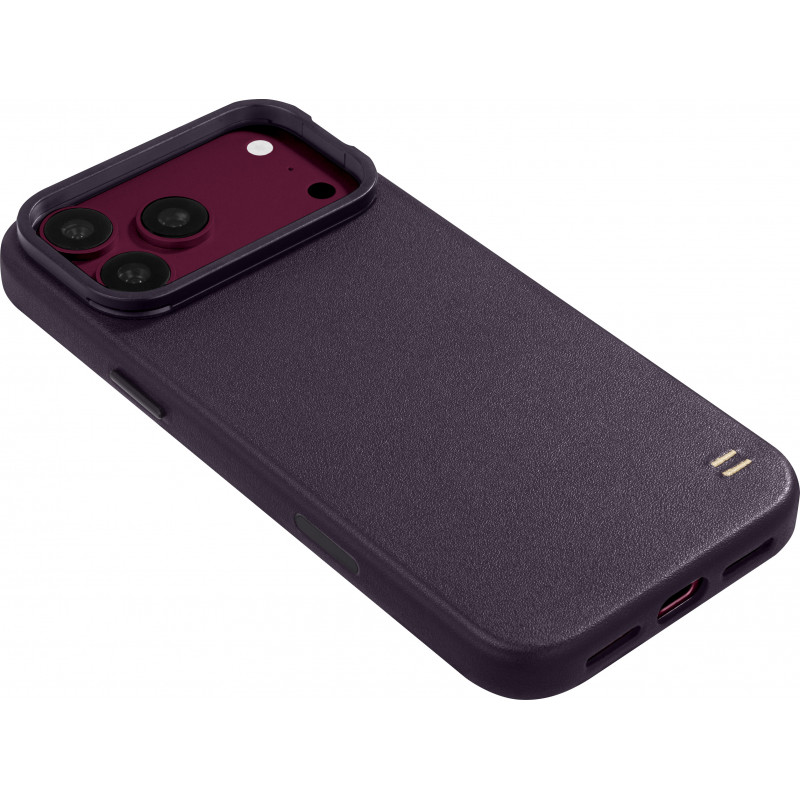 Custodia LAUT Lux Edge per Apple iPhone 18 Pro Max / 17 Pro Max, MagSafe, deep plum