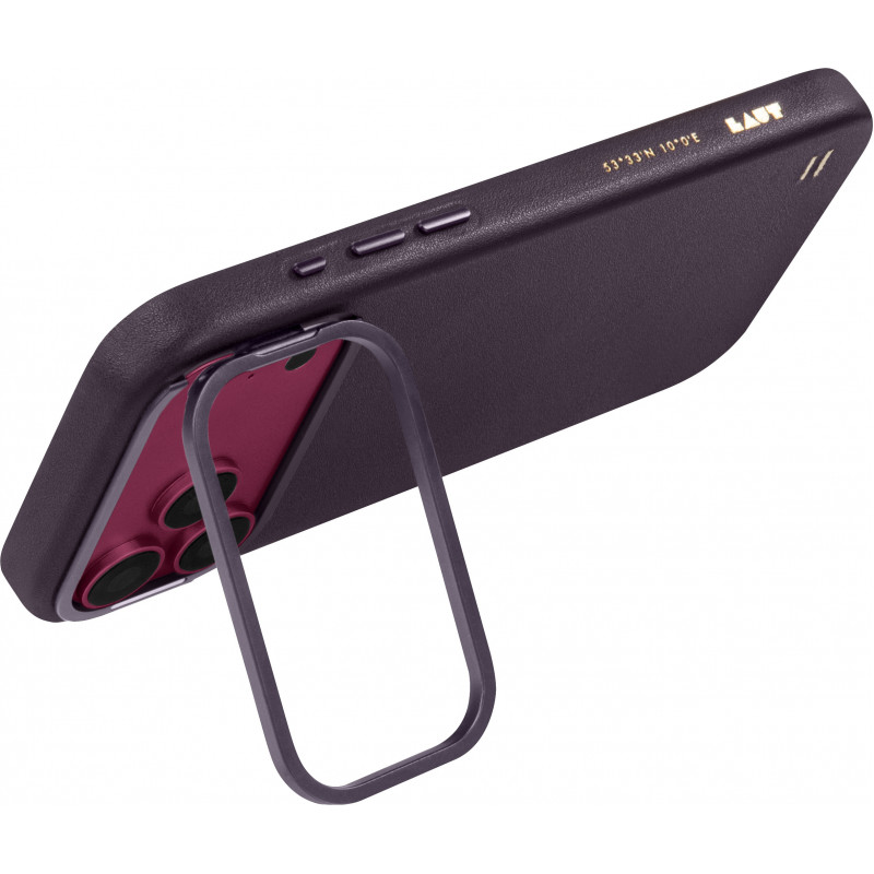 Custodia LAUT Lux Edge per Apple iPhone 18 Pro Max / 17 Pro Max, MagSafe, deep plum