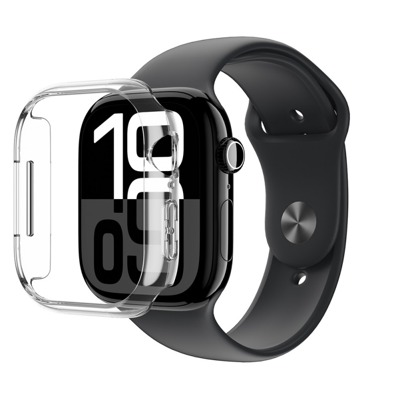 AmazingThing Minimal Case custodia protettiva per Apple Watch 46 mm, trasparente