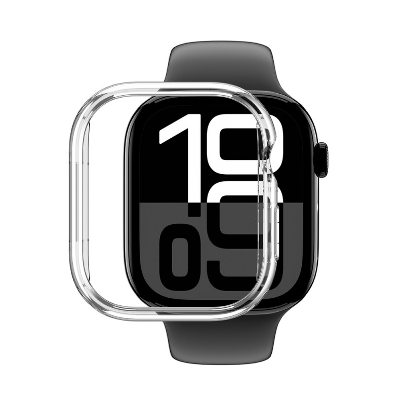 AmazingThing Minimal Case custodia protettiva per Apple Watch 46 mm, trasparente