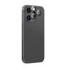 AmazingThing AR Aluminum 3 Lens Glass protezione per obiettivi fotocamera con cornice per iPhone 16 Pro / 16 Pro Max, nera