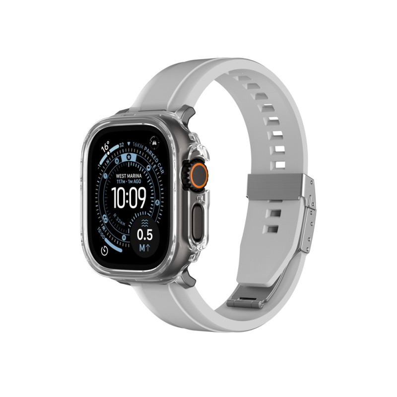 AmazingThing Minimal custodia protettiva per Apple Watch Ultra 3 / Ultra 4 49 mm, trasparente