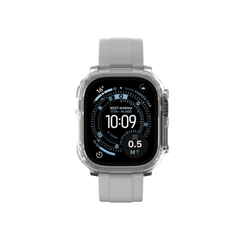 AmazingThing Minimal custodia protettiva per Apple Watch Ultra 3 / Ultra 4 49 mm, trasparente