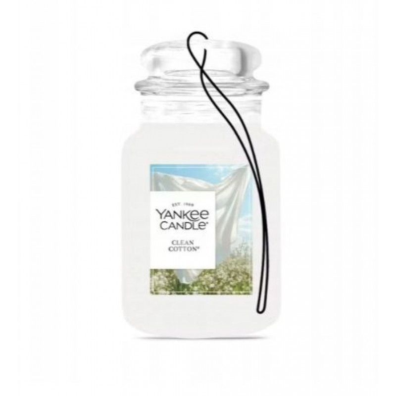 Yankee Candle Clean Cotton deodorante per auto da appendere, confezione bonus