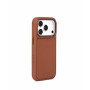 Mujjo Troubadour custodia modulare in pelle per Apple iPhone 18 Pro / 17 Pro, MagSafe, color cuoio
