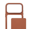 Mujjo Troubadour custodia modulare in pelle per Apple iPhone 18 Pro / 17 Pro, MagSafe, color cuoio