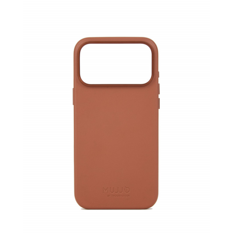 Mujjo Troubadour custodia in pelle per Apple iPhone 18 Pro Max / 17 Pro Max, MagSafe, color cuoio