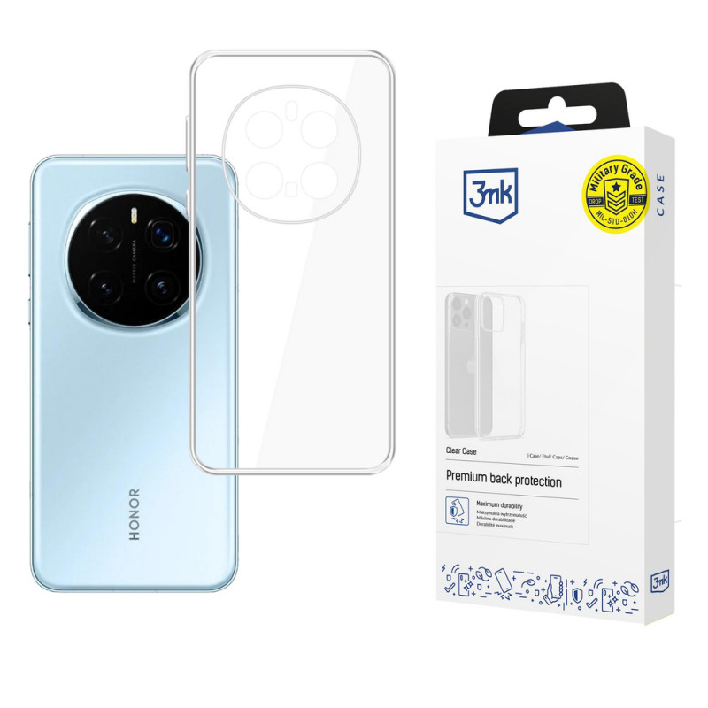 3MK Clear Case custodia per smartphone Honor Magic 7 Pro, trasparente