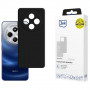 3MK Silicone Case custodia in silicone per smartphone Xiaomi Redmi 14C / Redmi A4 5G, nera