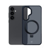 3MK Smoke Case Mag&Stand custodia per smartphone Samsung Galaxy S25+, nera