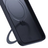 3MK Smoke Case Mag&Stand custodia per smartphone Samsung Galaxy S25+, nera
