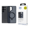 3MK Smoke Case Mag&Stand custodia per smartphone Samsung Galaxy S25 Ultra, nera