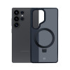 3MK Smoke Case Mag&Stand custodia per smartphone Samsung Galaxy S25 Ultra, nera