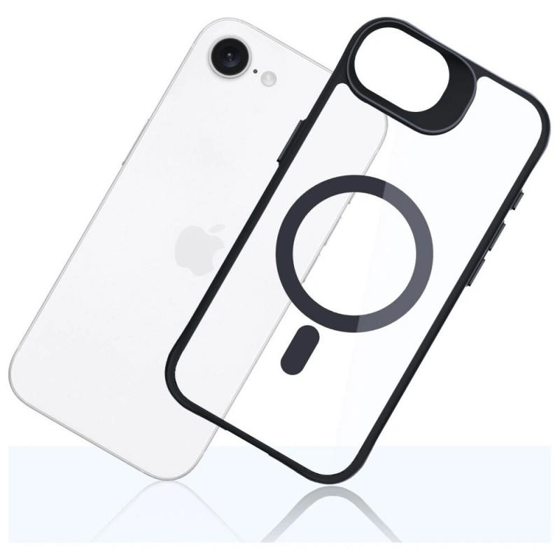 3MK Satin Armor MagCase custodia per Apple iPhone 17e / 16e, trasparente