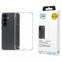 Custodia 3mk Just20g Clear Case per Samsung Galaxy S25+, trasparente