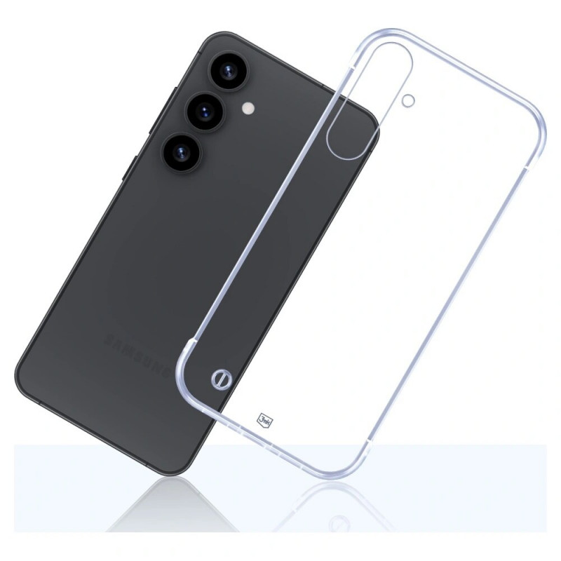 Custodia 3mk Just20g Clear Case per Samsung Galaxy S25+, trasparente