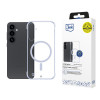 Custodia 3mk Just20g MagCase per Samsung Galaxy S25, trasparente