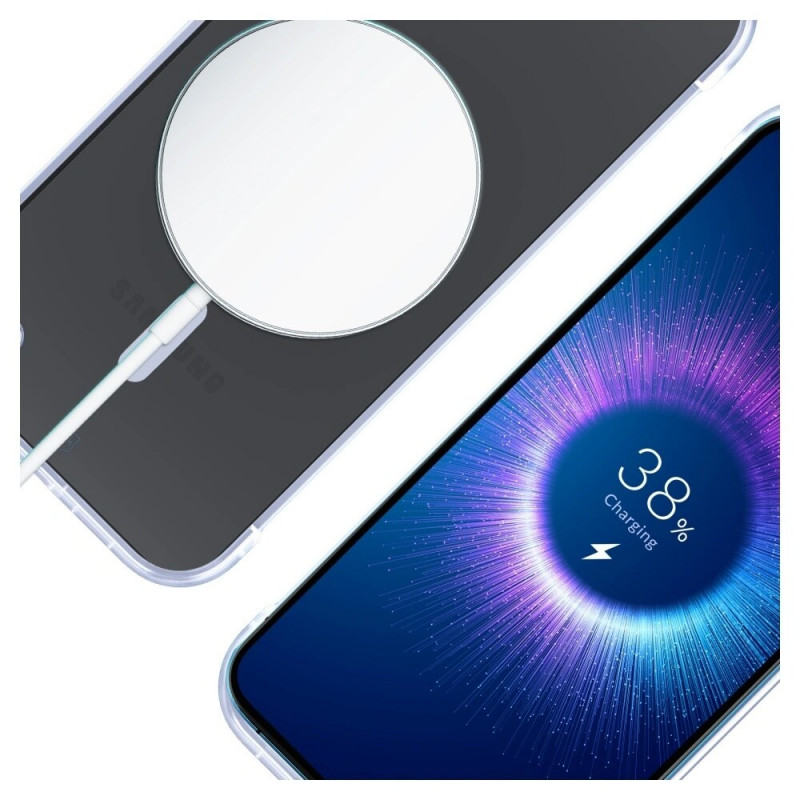 Custodia 3mk Just20g MagCase per Samsung Galaxy S25, trasparente