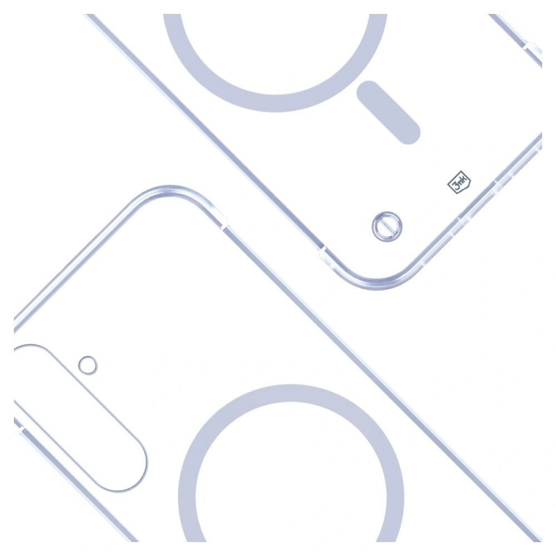 Custodia 3mk Just20g MagCase per Samsung Galaxy S25, trasparente