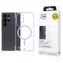 Custodia 3mk Just20g MagCase per Samsung Galaxy S25 Ultra, trasparente