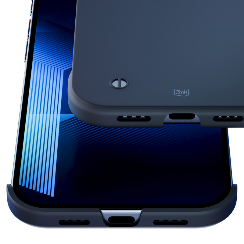 Custodia 3mk Just20g Matt Case per Samsung Galaxy S25, nero opaco