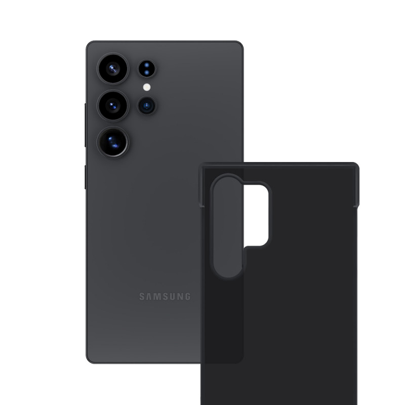 Custodia 3mk Just20g Matt Case per Samsung Galaxy S25 Ultra, nero opaco